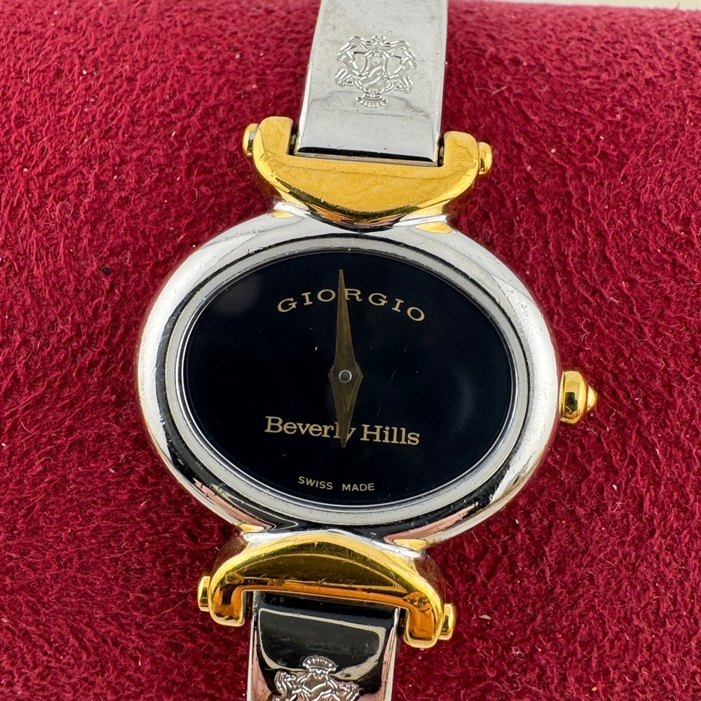 Vintage Giorgio of Beverly Hills Swiss Made Luxury Watch Gold & Stainless Steel
